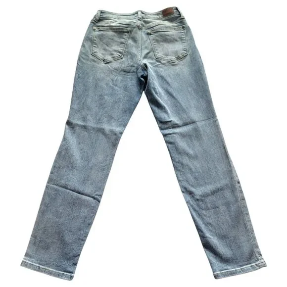 Judy Blue Boyfriend Denim Jeans Mid Rise Waist Stretchy Cotton Blend Size 3 / 26 - Picture 6 of 8